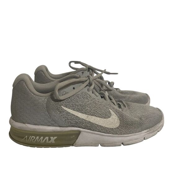 Nike Air Max Sequent 2 Pure White Grey Women's Running Shoes Size 7.5 US - Picture 4 of 15